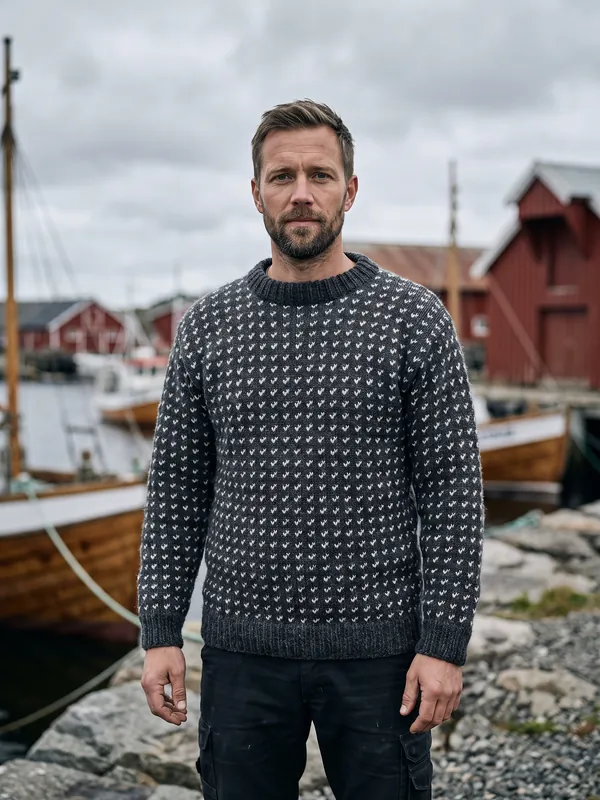 Islender i fargen Kull, i bruk